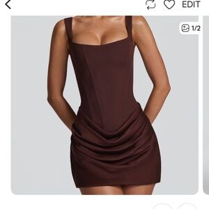 Chic Chocolate Mini Dress